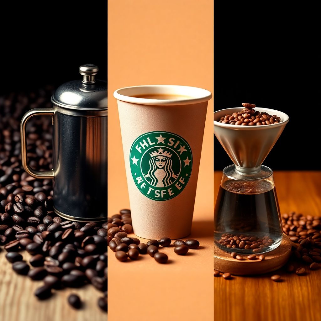 Illustration représentant le berger Kaldi découvrant les effets des cerises de café sur ses chèvres en Éthiopie