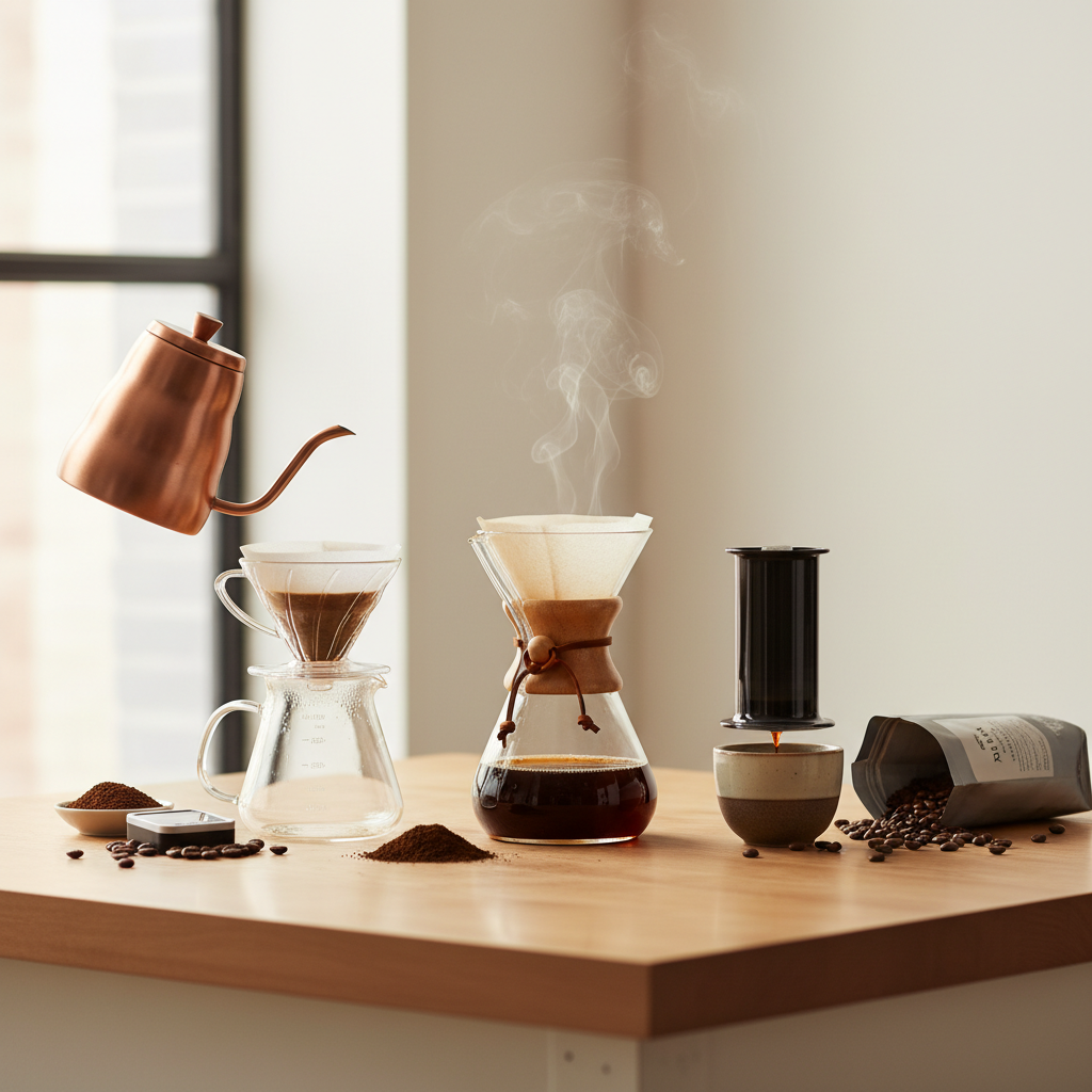 V60, Chemex, AeroPress : quelle méthode d'extraction choisir